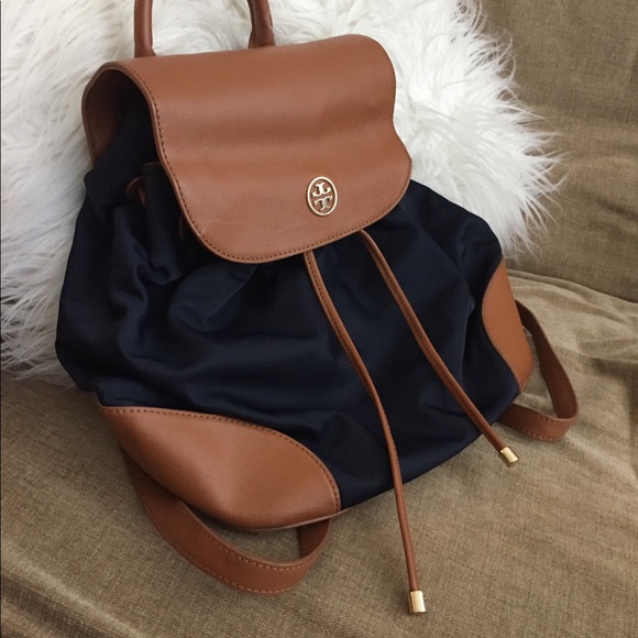 tory burch drawstring backpack